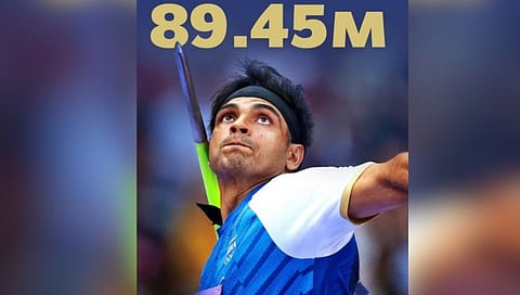 Neeraj Chopra Gold Medal