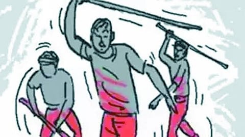 At Lakshmi Takli, there was Big Fight in two groups