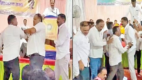 Guruji's confusion in the teacher's bank meeting