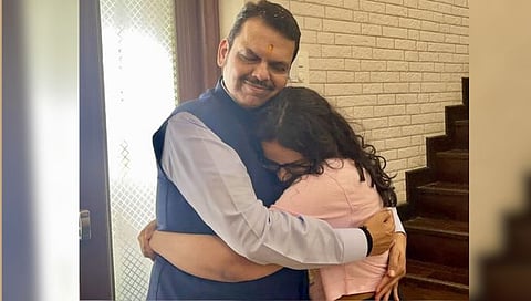 Devendra Fadnavis message to daughter