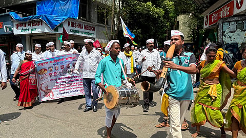 morcha in thane