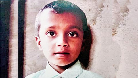 dead body of the child was found in the village well