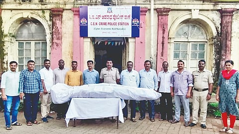 27 kg of ganja grown in sugarcane seized