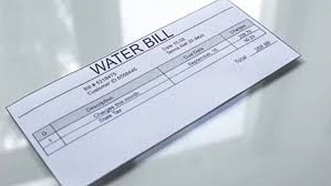 MIDC Water Bill