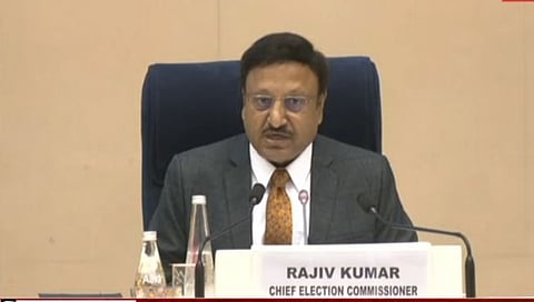 Election Commissioner Rajiv Kumar