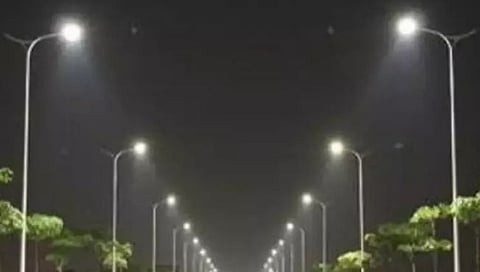 Smart LED street lighting project