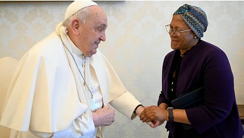 Pope Francis injures