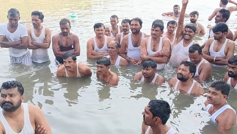 Swabhimani Shetkari Sanghatana Jalsamadhi protest,
