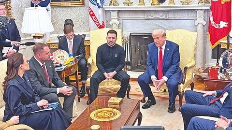 Trump Zelensky clash