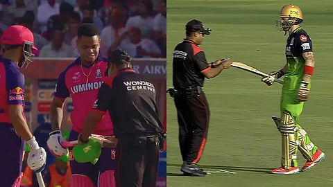 ipl 2025 bat size checking