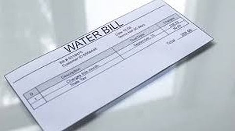 water bill