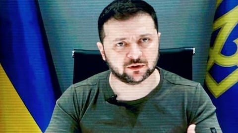 ukrainian president volodymyr zelenskyy proposes 30 day halt on airstrikes civilian infrastructure