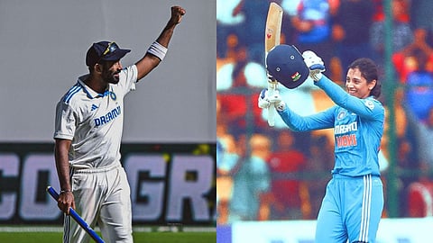 jasprit bumrah and smriti mandhana wisden cricketer of the year