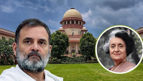 Rahul Gandhi Supreme Court Indira Gandhi