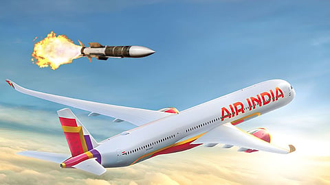 Missile - Air India Flight