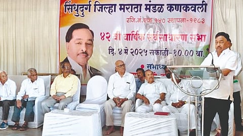 Narayan Rane on Maratha community role