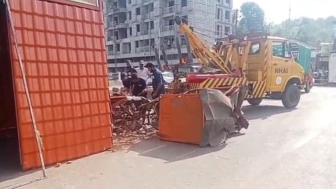 Poladpur bus stand action
