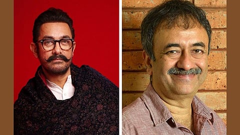 image of aamir khan and rajkumar hirani