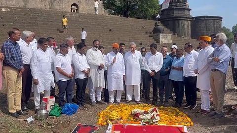 Shahu Maharaj Satara Sangam Mahuli Visit