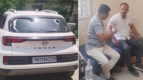 Stone Pelting on Gondi Police