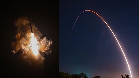 US Minuteman 3 Missile test