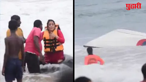 Ganguly family boat accident at Puri beach