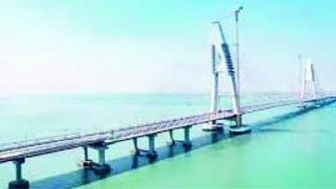 Uttan Virar sea bridge