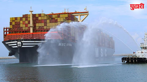 MSC IRINA at Vizhinjam Port