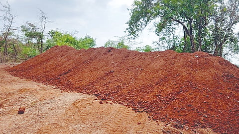 Adali MIDC land excavation
