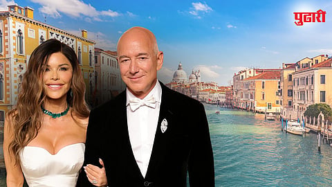 Jeff Bezos-Lauren sanchez Venice wedding controversy