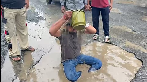 Amol Garje Protest