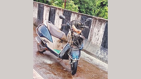 Kudal Bike Fire