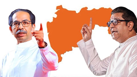 Uddhav Thackeray Raj Thackeray Marathi Victory Rally Mumbai 2025