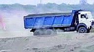Illegal sand transport