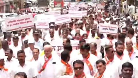 support rally Gadhinglaj on Shaktipith