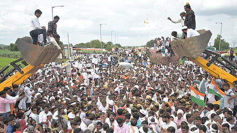 Nagpur Tuljapur Highway Protest