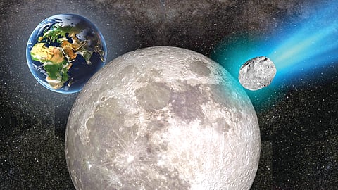 Moon orbit Earth