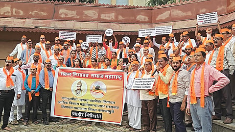 Lingayat community protest