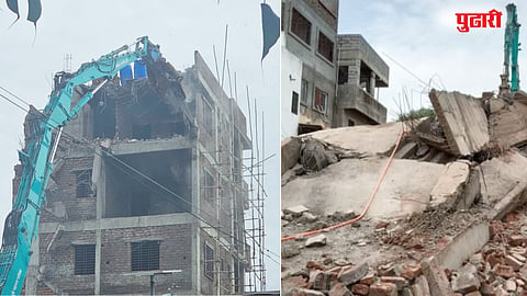 Illegal Construction Demolition Jejuri