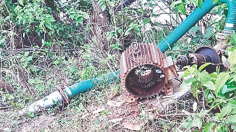 Agricultural pump wire theft