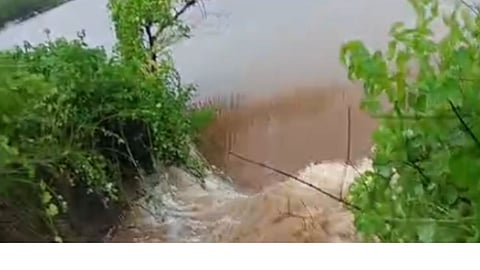 Manjaram lake breach |