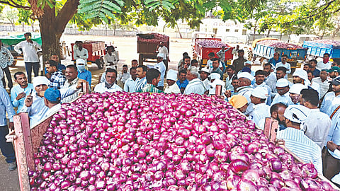 Nashik onion market