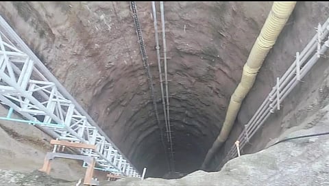 Dam blasting threat