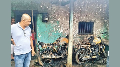 Bike Fire Incident