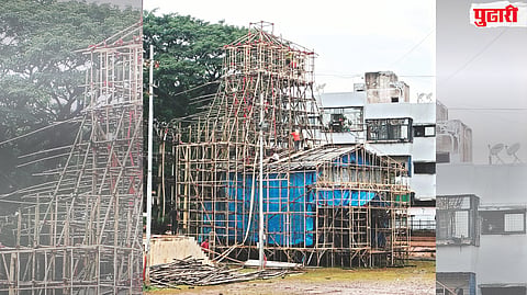 Navratri Preparations: नवरात्रोत्सवाच्या पूर्वतयारीस वेग