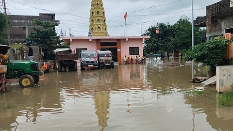 Godavari Dudhna river flood