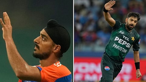 अर्शदीपने केलेले हावभाव हे पाकिस्तानी गोलंदाज हॅरिस रौफने केलेल्या कृतीला प्रत्युत्तर मानले जात आहे.