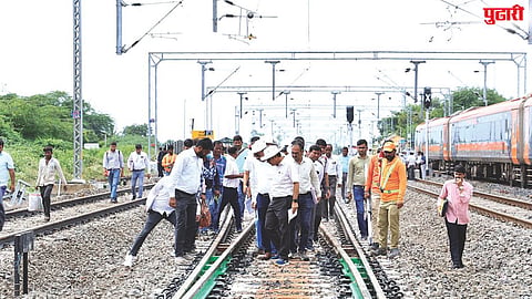 Nagar Manmad double Iine railway project