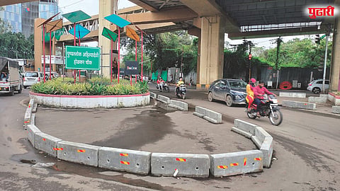 Morwadi chowk traffic