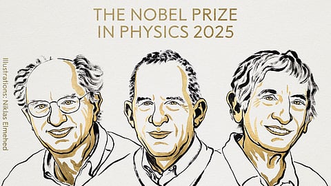 Nobel Prize 2025 : फिजिक्समध्ये जॉन क्लार्क, मिशेल डेव्होरेट आणि जॉन मार्टिनिस यांना नोबेल पुरस्कार जाहीर